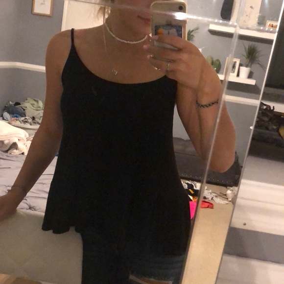 Black tank top size small - Picture 2 of 3